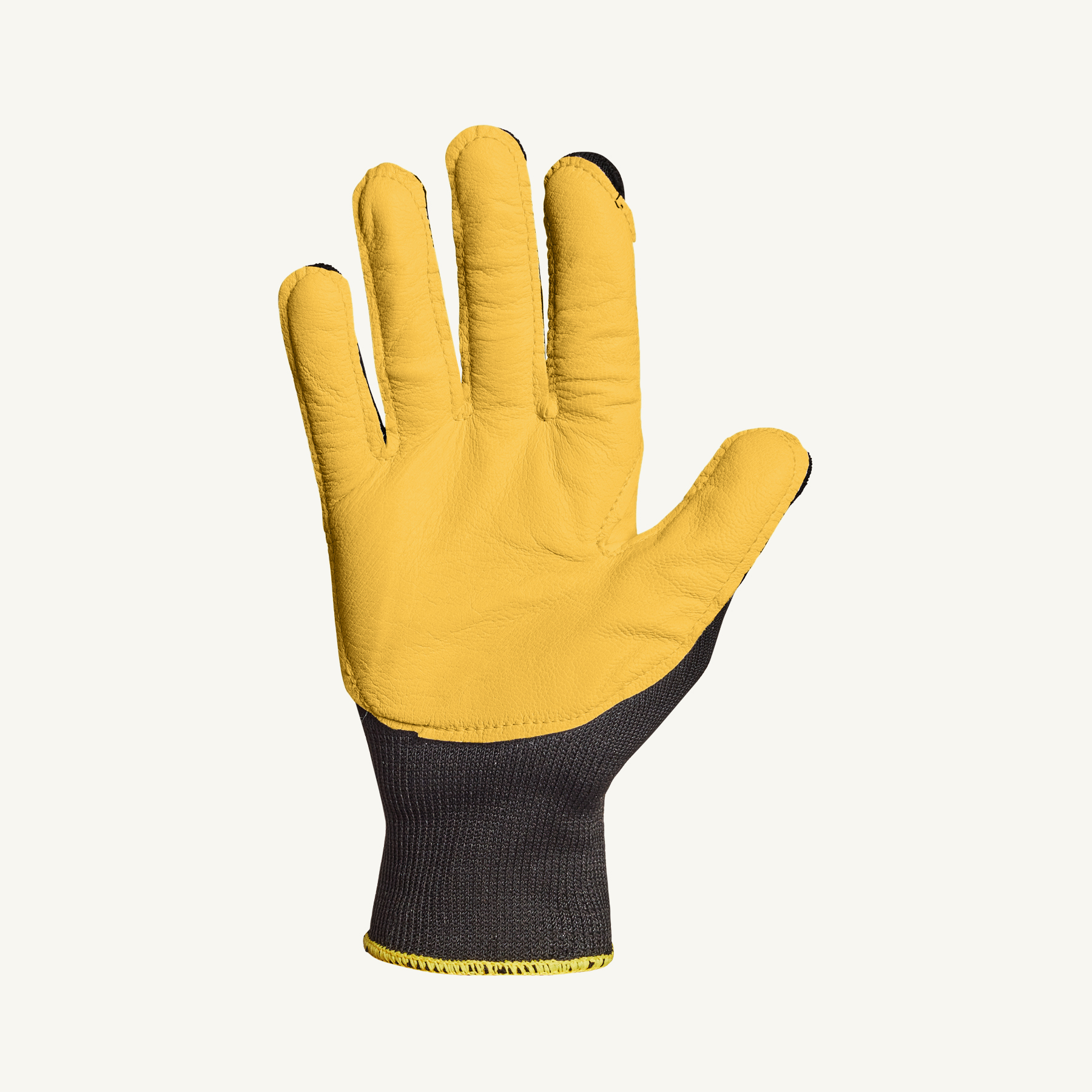 S13KBGLP Superior Glove® Emerald CX™ Kevlar Knit Cut & Puncture Resistant Work Glove w/ Goat-Grain Palms